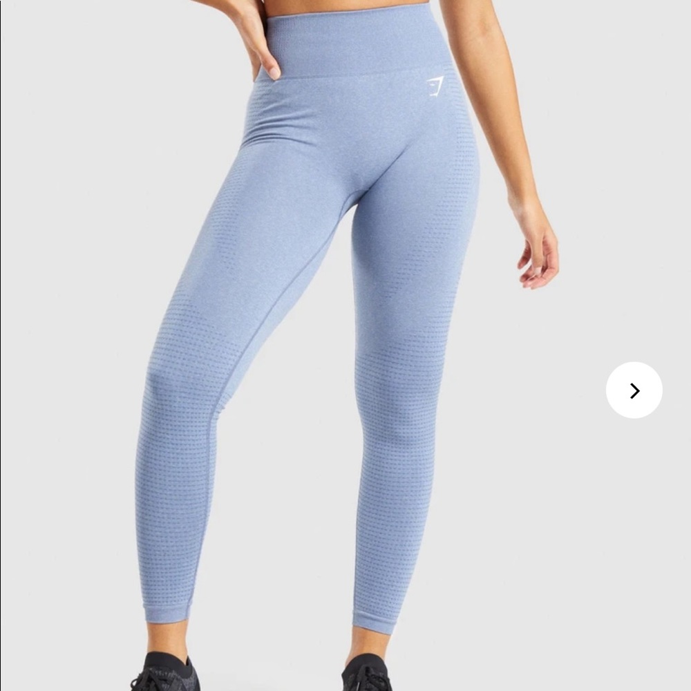 Gymshark Vital Seamless 2.0 Leggings in Blue Marl